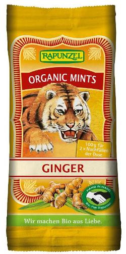 Produktfoto zu Organic Mints Ginger 100g Rapunzel