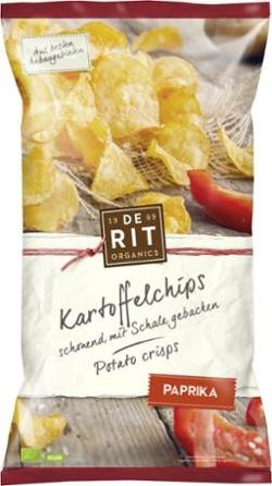 Produktfoto zu VPE Kartoffelchips Paprika 10x125g DeRit