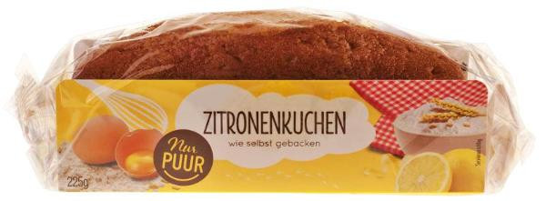 Produktfoto zu Zitronenkuchen 225g Nur Puur