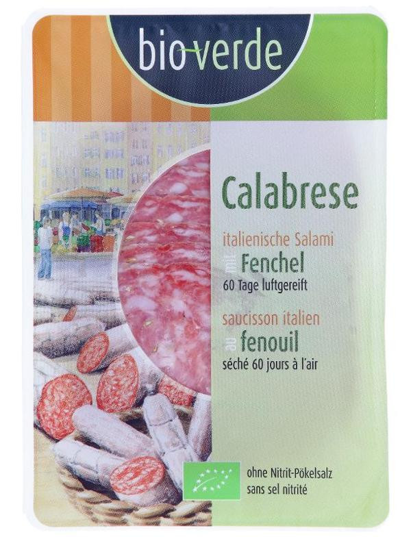 Produktfoto zu Salami Calabrese 80g bio-verde