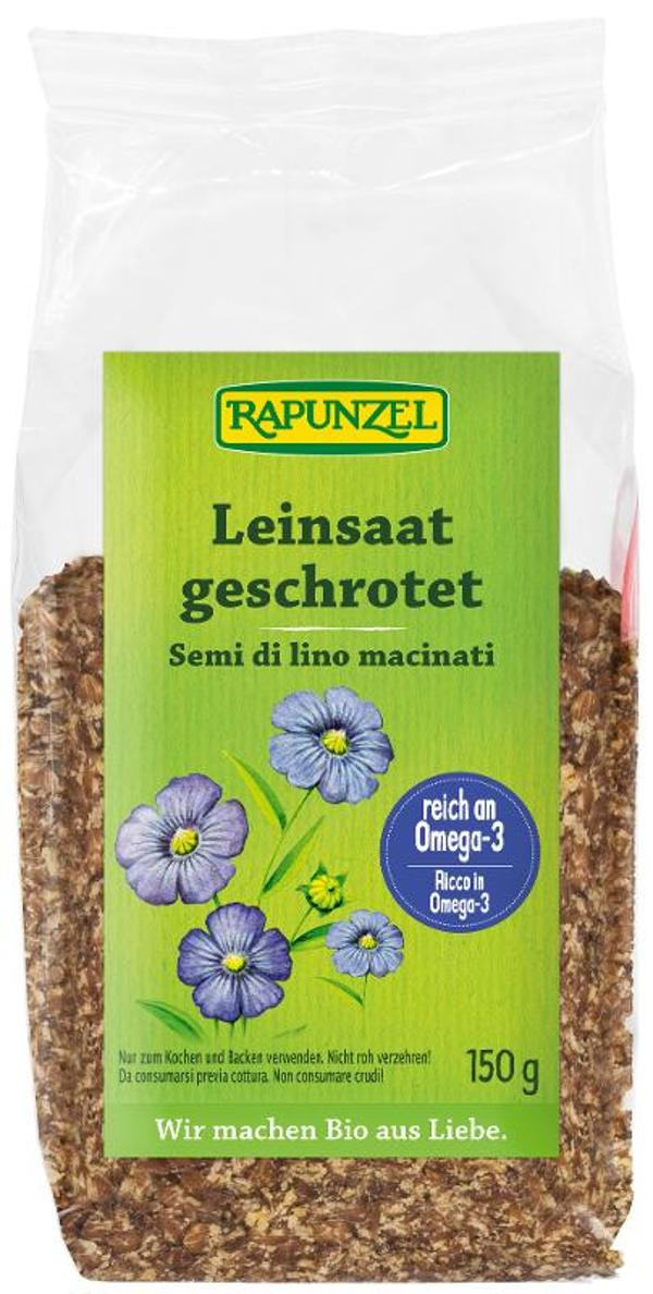 Produktfoto zu Leinsaat geschrotet 150g Rapunzel