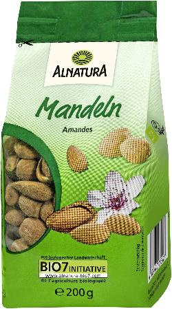 Produktfoto zu Mandeln 200g Alnatura