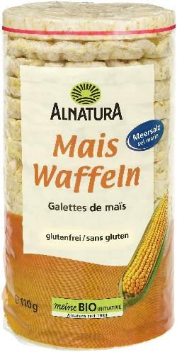 Produktfoto zu Maiswaffeln Meersalz 110g Alnatura