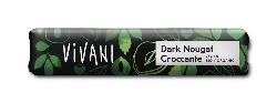 Produktfoto zu Schokoriegel Dark Nougat Croccant 35g Vivani