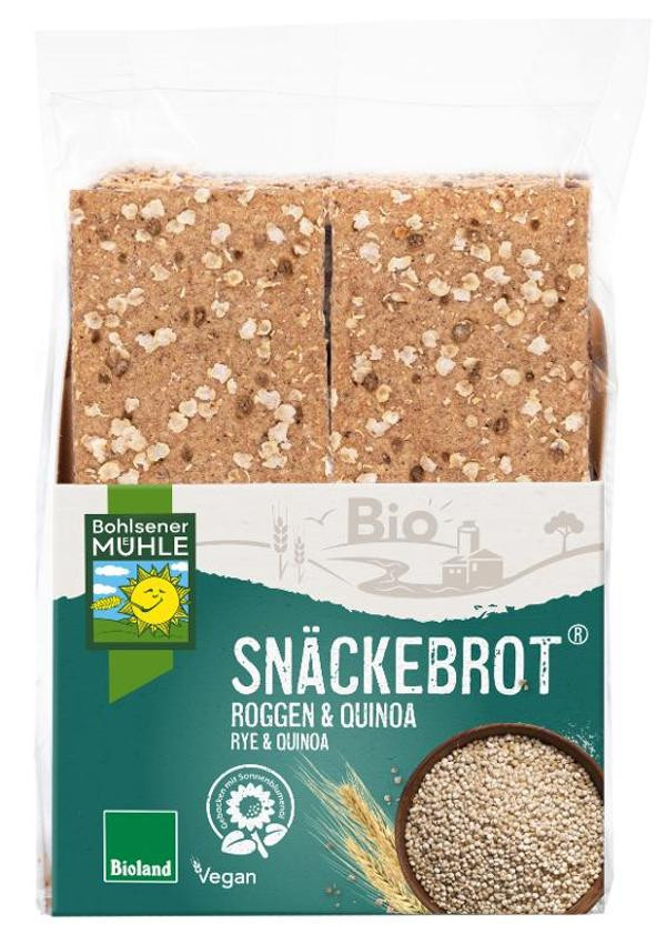 Produktfoto zu Snäckebrot Roggen Quinoa 200g Bohlsener Mühle