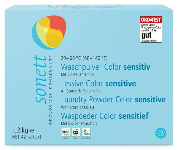 Produktfoto zu Waschpulver Color Sensitiv 1,2kg Sonett