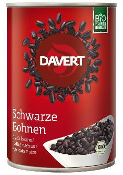 Produktfoto zu VPE Schwarze Bohnen 6x400g Davert