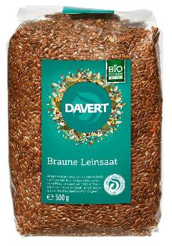 Produktfoto zu VPE Leinsaat braun 6x500g Davert