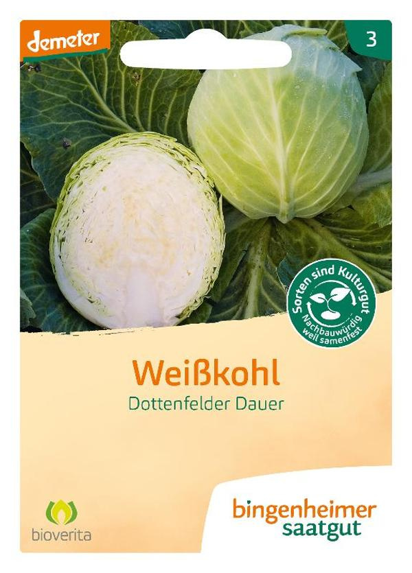 Produktfoto zu Saatgut Weißkohl Dottenfelder Bingenheimer Saatgut