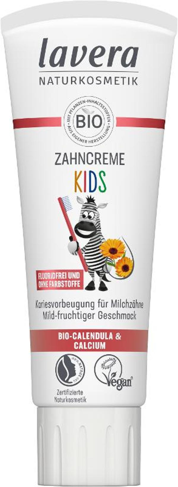 Produktfoto zu Zahncreme Kids ohne Fluorid 75 ml Lavera