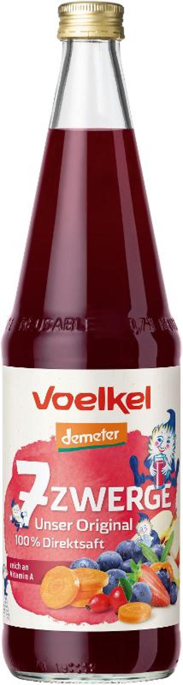 Produktfoto zu VPE 7 Zwerge Kindersaft 6x0,7 l Voelkel