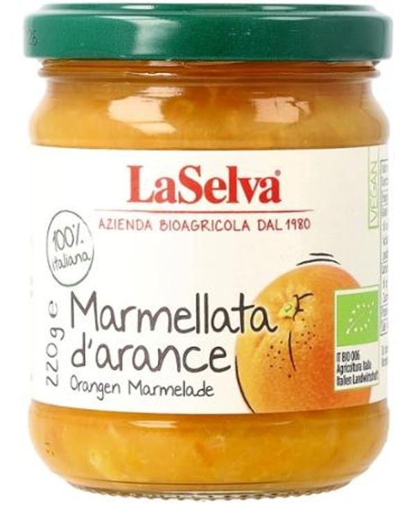 Produktfoto zu VPE Orangen Marmelade 6x220g LaSelva