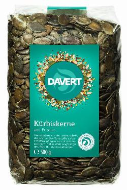 Produktfoto zu VPE Kürbiskerne 6x500g Davert