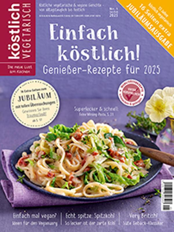 Produktfoto zu Köstlich vegetarisch Januar - Februar 2025