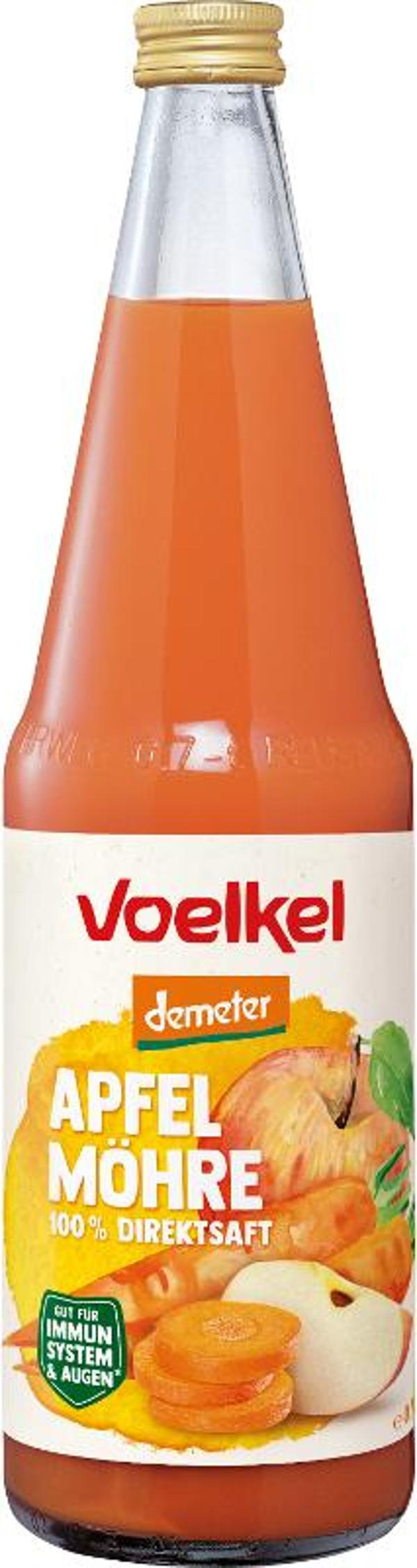 Produktfoto zu VPE Apfel-Möhrensaft 6x0,7 l Voelkel