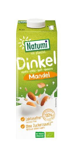 Produktfoto zu VPE Dinkeldrink Mandel 8x1 l Natumi