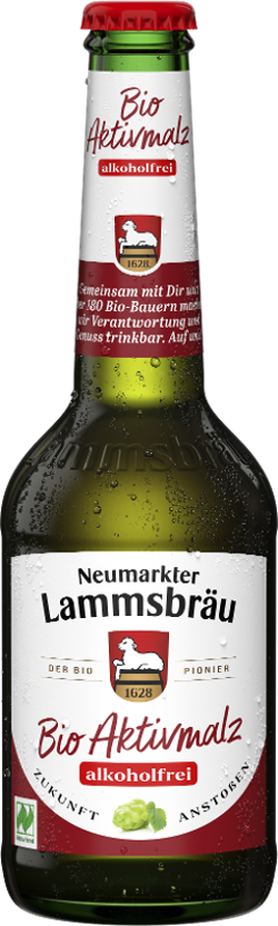 Produktfoto zu VPE Lammsbräu Aktivmalz 10x0,33 l Neumarkter Lammsbräu