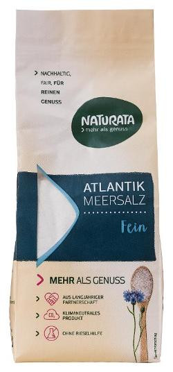 Produktfoto zu Meersalz Atlantik fein 500g Naturata