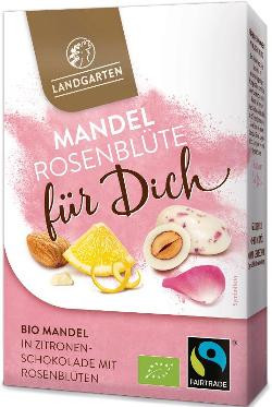 Produktfoto zu VPE Mandel Rosenblüte Für Dich Mandel in Zitronenschokolade 5x90g Landgarten