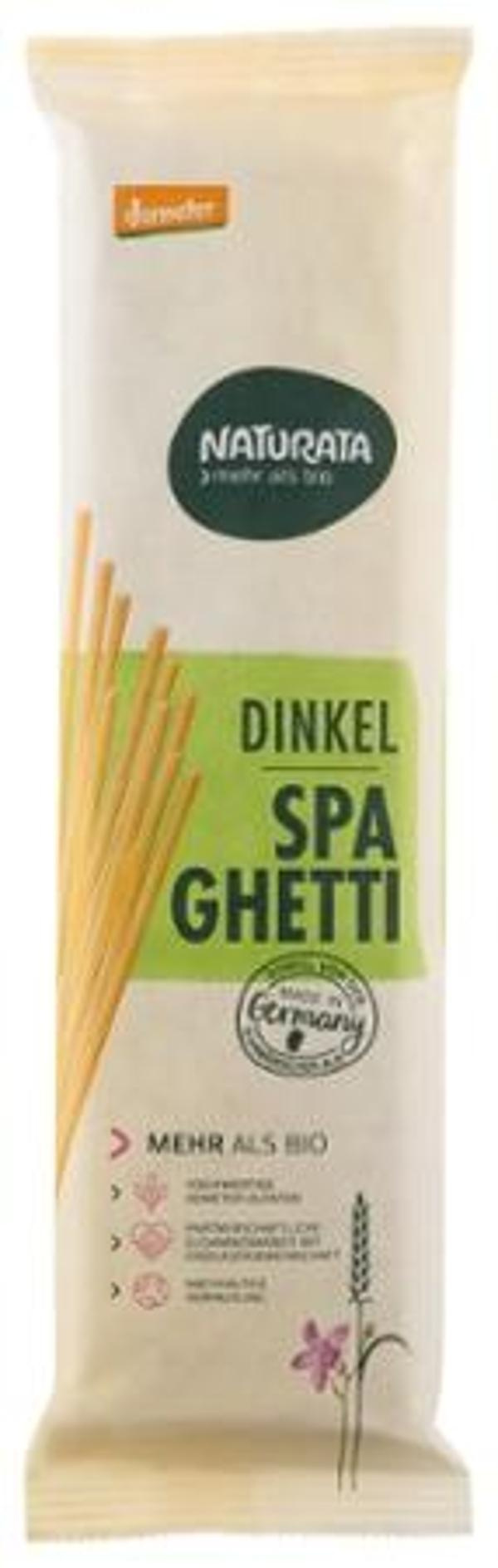 Produktfoto zu VPE Dinkel Spaghetti hell 10x500g NATURATA