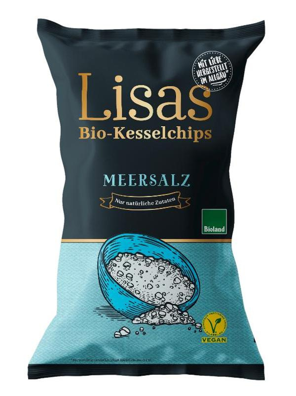 Produktfoto zu Lisas Kesselchipfs Meersalz 125g