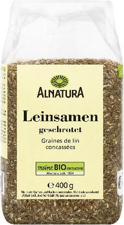 Produktfoto zu Leinsamen geschrotet 400g Alnatura