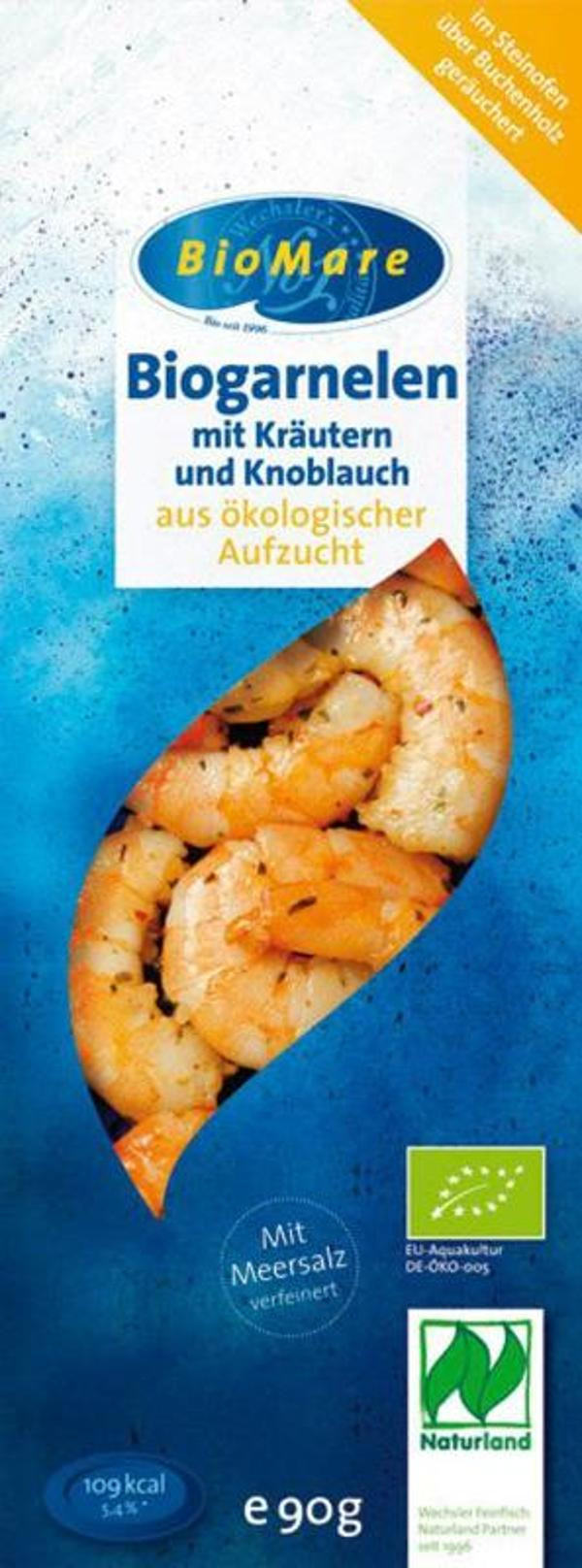 Produktfoto zu Garnelen mit Kräutern & Knoblauch 90g Bio Mare