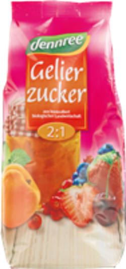 Produktfoto zu Gelierzucker 2:1 500g dennree