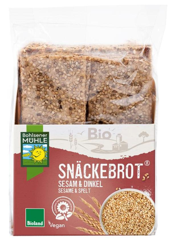 Produktfoto zu Snäckebrot Sesam & Dinkel 200g Bohlsener Mühle