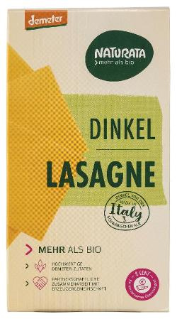 Produktfoto zu Lasagne Dinkel hell 250g Naturata