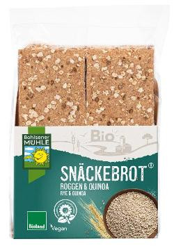 Produktfoto zu Snäckebrot Roggen Quinoa 200g Bohlsener Mühle