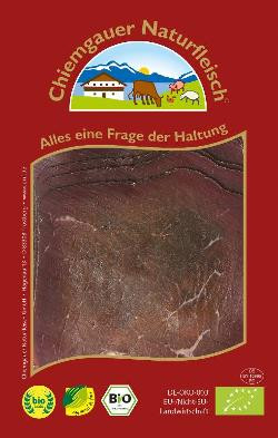 Produktfoto zu Rinderschinken "Bündner Art" luftgetrocknet 60g Chiemgauer Naturfleisch