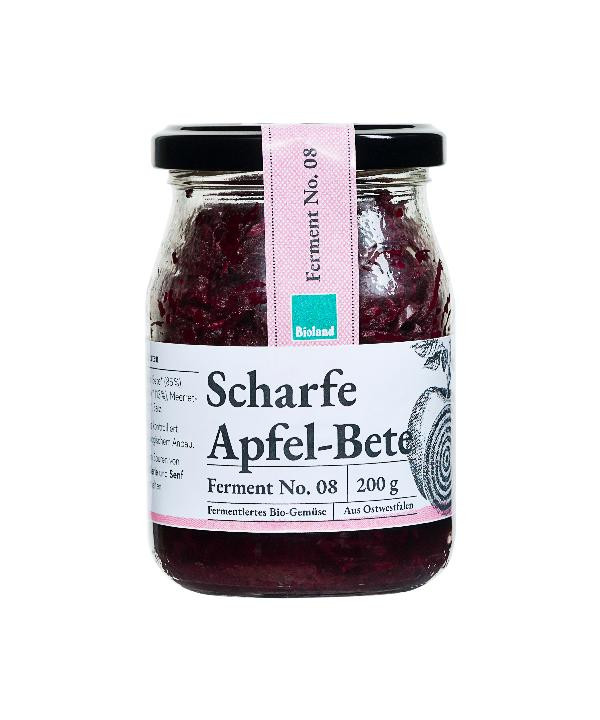 Produktfoto zu Scharfe Apfel-Bete 200g Schnelles Grünzeug OWL