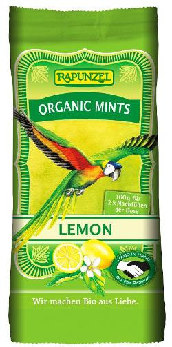 Produktfoto zu VPE Organic Mints Lemon 8x100g Rapunzel