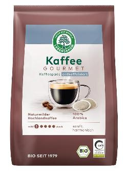 Produktfoto zu VPE Gourmet-caffè crema entkoffeiniert 5x18x7gr pads Packung Lebensbaum