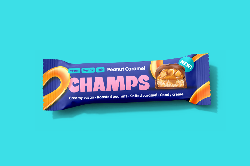 Produktfoto zu CHAMPS Erdnuss Karamell Riegel 45g Champs Food