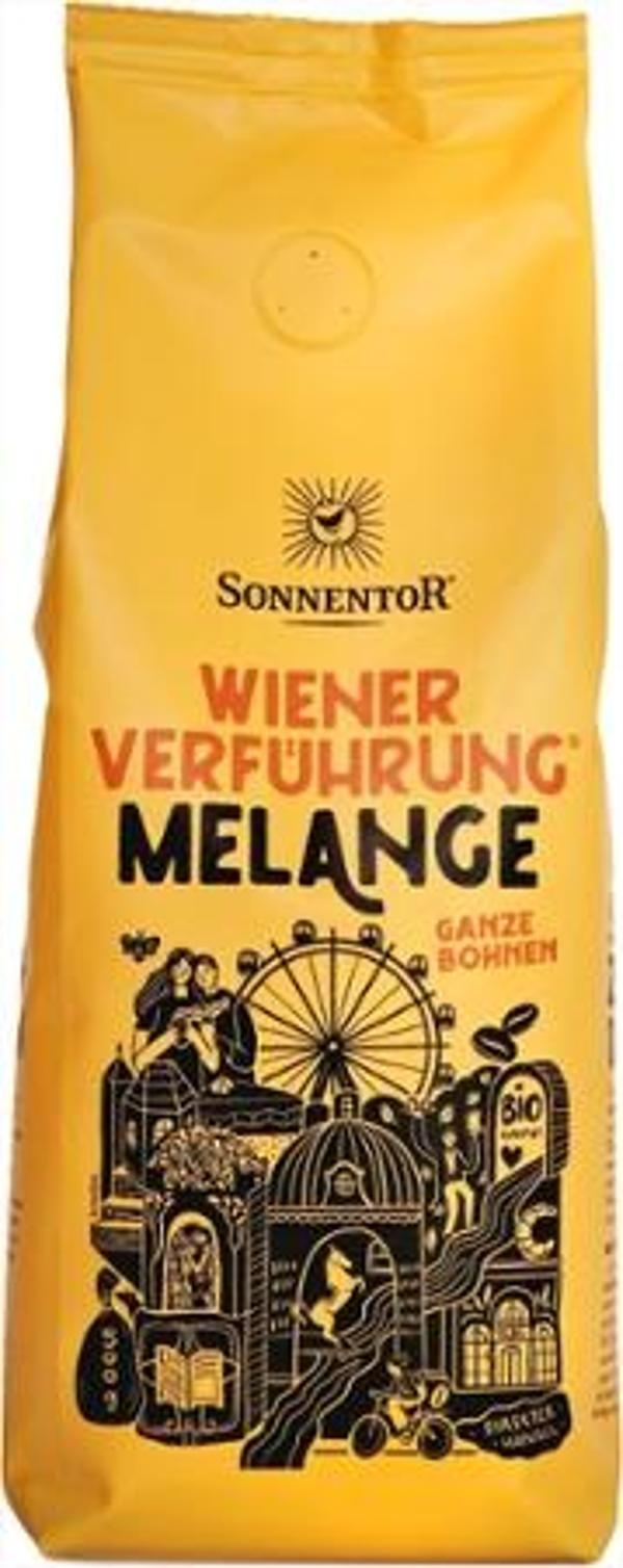 Produktfoto zu Melange Kaffee Wiener Verführung ganze Bohne 500g Sonnentor