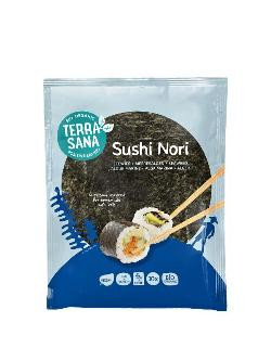 Produktfoto zu Sushi Noriblätter 10 Stück 25g Terra Sana