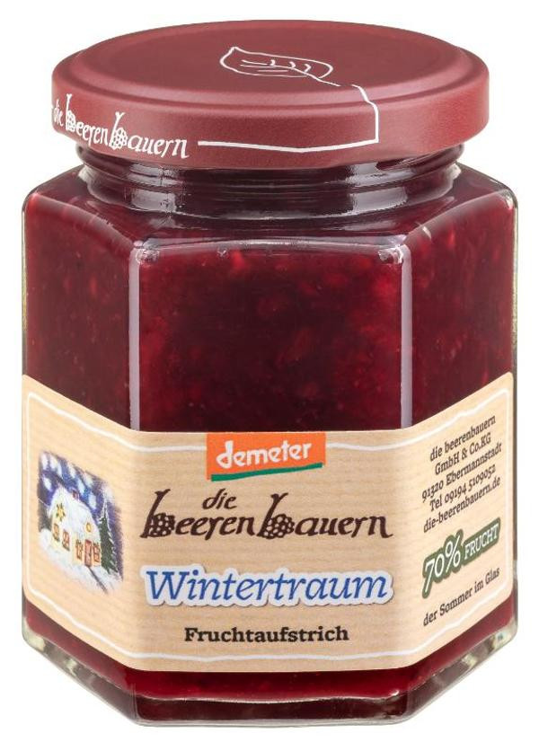 Produktfoto zu Wintertraum Fruchtaufstrich 200g die beerenbauern