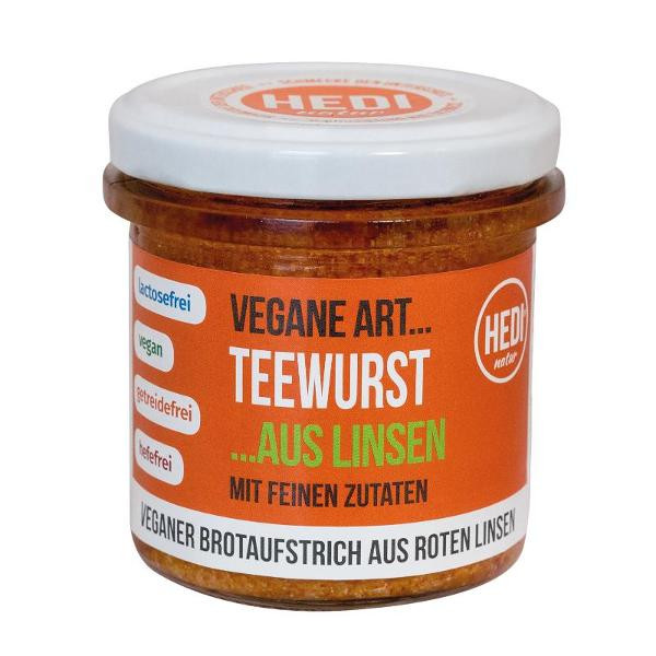 Produktfoto zu VPE Vegane Art... Teewurst mit feinen Zutaten 6x140g HEDI Naturkost