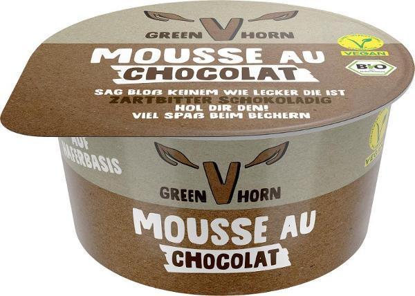 Produktfoto zu VPE Vegane Mousse Chocolat Noir 6x100g Greenhorn