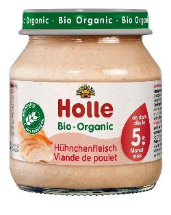 Produktfoto zu VPE Babykost Hühnchenfleisch pur 6x125g Holle