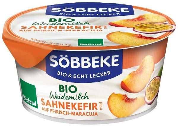 Produktfoto zu Sahnekefir auf Pfirsich-Maracuja 150g Söbbeke