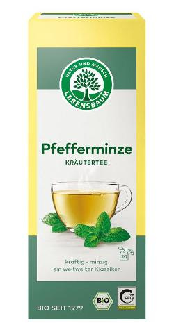 Produktfoto zu Kräutertee Pfefferminz 20x1,5g Lebensbaum