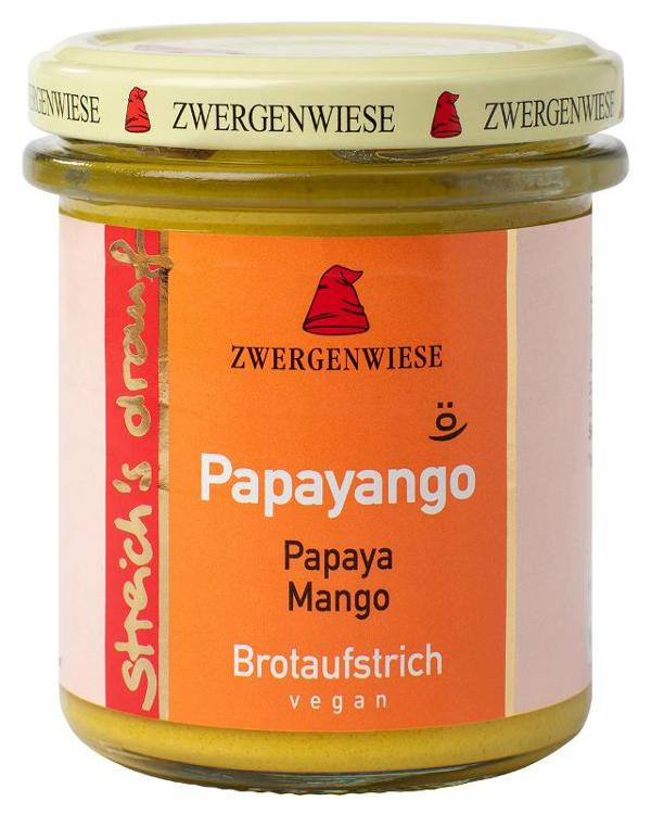 Produktfoto zu VPE Streich's drauf Papayango (Papaya-Mango) 6x160g Zwergenwiese