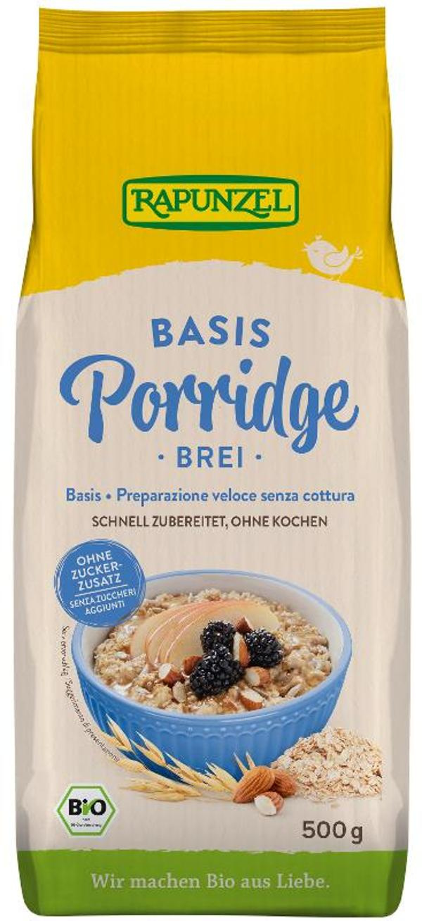 Produktfoto zu Porridge Brei Basis 500g Rapunzel