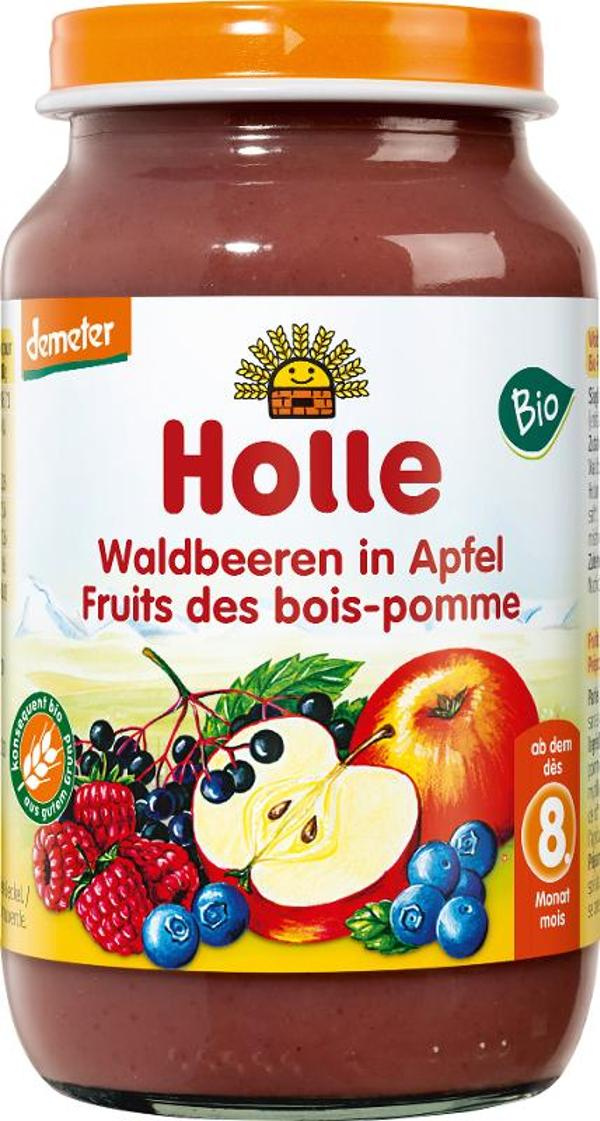 Produktfoto zu VPE Babykost Waldbeeren in Apfel 6x190g Holle