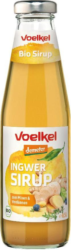 Produktfoto zu Ingwer Sirup 0,5l Voelkel