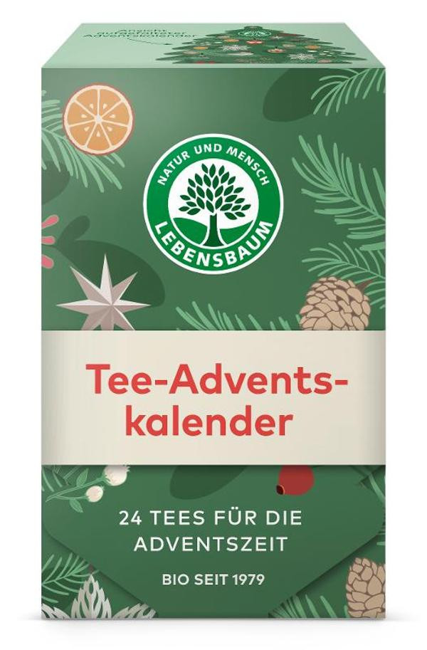 Produktfoto zu Adventskalender 2024 - 24 Teebeutel Lebensbaum