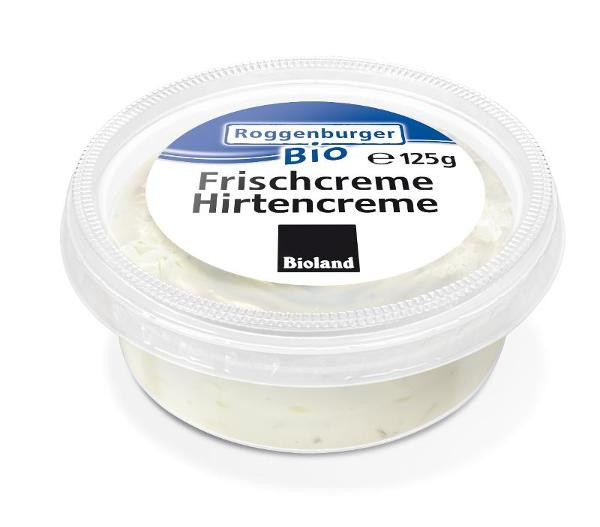 Produktfoto zu Frischcreme Hirte 125g Roggenburger